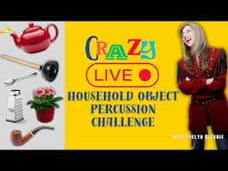 😂 CRAZY LIVE Household Objects percussion challenge | Evelyn Glennie & Rainer Hersch