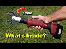 What's Inside A $3000 6 Ton Handheld Hydraulic Burndy Crimper? Find Out!