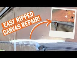 Canvas Rip Repair!