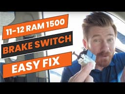 2011-2012 Ram 1500/2500 Brake Light Switch P0703 Easy Fix