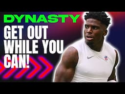 5 Dynasty Wide Receivers to Trade Away NOW! 🚨 | Dynasty Fantasy Football Tips