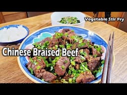 Chinese Braised Beef and Vegetable Stir Fry Recipe