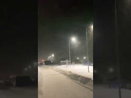 Snow storms in Teriberka (Murmansk) #arctic #snowstorm #murmansk #polarnight