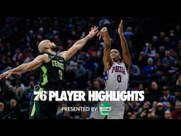 Player Highlights: Tyrese Maxey vs. Boston Celtics | 02.02.25