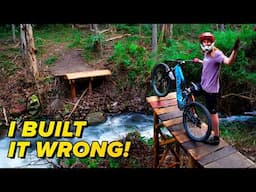 I Built a Jump Over the Creek! It Didn’t Go as Planned!