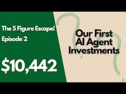 Our First AI Agent Token Buys! | The 5 Figure Escape Episode 2