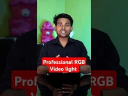 Welborn RGB professional light for videography #shorts #welborn