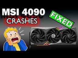 How to fix crashing 4090