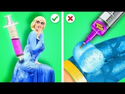 🍭 Candy Chaos! Elsa’s Magic Surgery Fix for Princess Peach! 🍬By Crafty Panda School