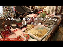 Packing Away and Organizing our Christmas Decorations After Christmas!!