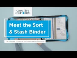 Meet the Sort & Stash Binder: The Ultimate Organizer for Your Decorative Scrapbooking Supplies