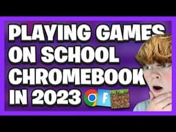 PLAYING GAMES ON SCHOOL CHROMEBOOK IN 2023!