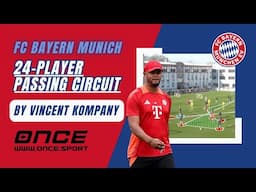 Vincent Kompany’s 24-Player Passing Circuit at FC Bayern! 🔥⚽