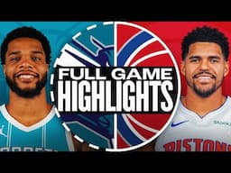 HORNETS at PISTONS | FULL GAME HIGHLIGHTS | February 9, 2025