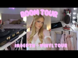 IN DEPTH BRITISH ROOM TOUR || vinyl + wardrobe tour