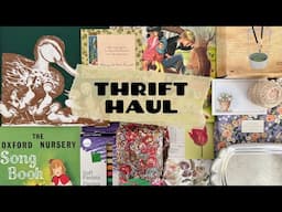 Thrift Store Haul | Junk Journal & Craft Supplies | Vintage Books 05