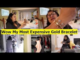 Hubby Gifted This Expensive GOLD Bracelet 😁 | Full Day Routine Vlog | Simple Living Wise Thinking