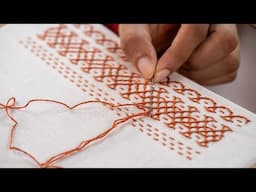 Easy Woven Border Pattern:  Step by Step Tutorial