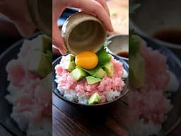 TORO AVOCADO BOWL | #shorts | Takoshiho Cooks Japan