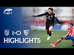 El resumen del Atlético de Madrid - Sevilla FC Femenino: vídeo, goles y mejores jugadas (Liga F)