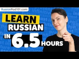 Learn Russian in 6.5 Hours - ALL Japanese Absolute Beginners Need