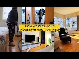 HOW WE CLEAN OUR HOUSE WITHOUT ANY HELP | SUNDAY DEEP CLEANING