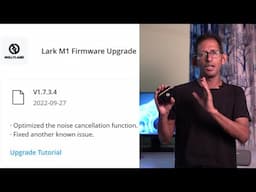 Hollyland Lark M1 Firmware Update - Best microphone gets better