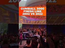 The Gumball 3000 Finish Line - 2002 vs 2022