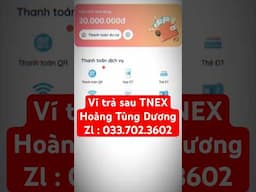 Chỉ cách rút ví trả sau TNEX cực dễ cho anh em , Hỗ trợ anh em rút về ATM #vitrasau #tnex