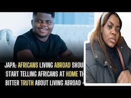 THE BITTER TRUTH  OF LIVING ABROAD LETS BE HONEST | LETS TELL AFRICANS AT HOME THE TRUTH.