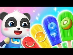 Colorful Ice Pop Song | Lollipop Song | Learn Colors | Nursery Rhymes & Kids Songs | BabyBus