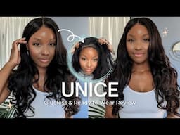 Finally A Pre-cut Lace Ready-to-wear & Go Glueless wig!! FT UNice HAIR