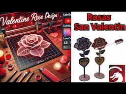 Diseña una Rosa con Amor para San Valentín como un Profesional