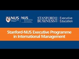 Stanford-NUS Executive Program in International Management