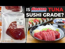 How to Use COSTCO AHI TUNA for Sushi and Sashimi with The Sushi Man