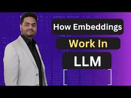 How Vector Embeddings work in LLM | LLM Embedding model | LLM Embedding explained