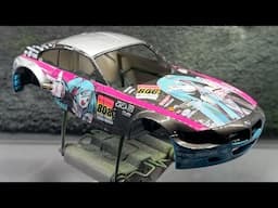 PZY Model BMW Z4 Hatsune Miku 2008 GT3 Studie GLAD Part 2 Decals