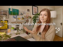 how I'm starting a new Yiddish learning journey | creating my own road map!