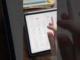 How to instantly have neater handwriting on your iPad! ✏️#ipad #handwriting