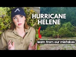 things we should have done before Hurricane Helene hit our small farm.