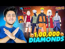 Naruto Bundle Is Here 😍 Spent 100000 Diamonds 💎- Garena Free Fire