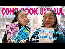 COHO BOOK UNHAUL!! 📚☕️✨ + mini BOOK HAUL 🛍️ | Mother-daughter bookish chat 💬