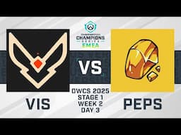 Vision Esports vs Team Peps | OWCS 2025 EMEA | Stage 1 Week 2 Day 3