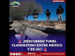 🚨 ¡Descubren túnel clandestino entre México y EE.UU.! 🚨