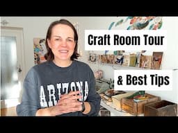 My Craft Room Tour & Best Tips #declutterorganize2025