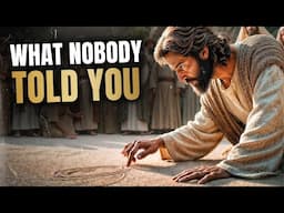 Why Did JESUS Write IN THE SAND? Biblical Mystery Unveiled