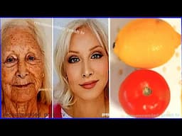 82 years grandma remove wrinkles permanent quickly with tomato lemon / wrinkle removal home remedies