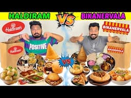 HALDIRAM Vs BIKANERWALA Full Menu Challenge😱 | Who is Better ?🤔