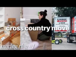 cross country move! ice storm, packing, ubox, update 🏡 MOVING VLOG ep 1