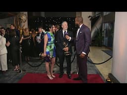 John Stewart and Jennifer Flanz of The Daily Show: 76th Emmy Awards Winnerview